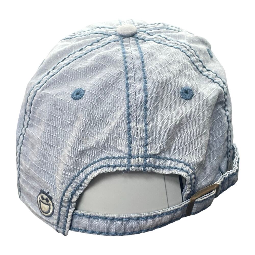 Life Is Good Enjoy The Ride Blue Ripstop Adjustable Hat Baseball Cap Unisex - Picture 4 of 11
